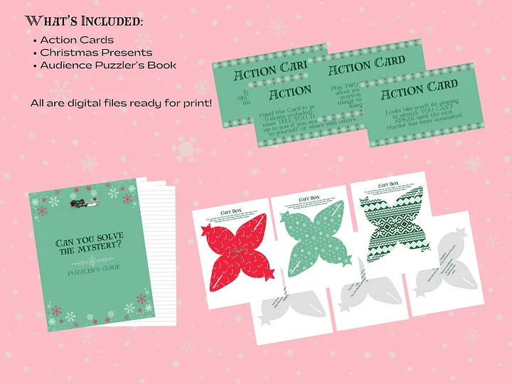 A Merry Murder Mystery - A Christmas Holiday Themed Murder Mystery - Extracurriculars Add-On product image (2)