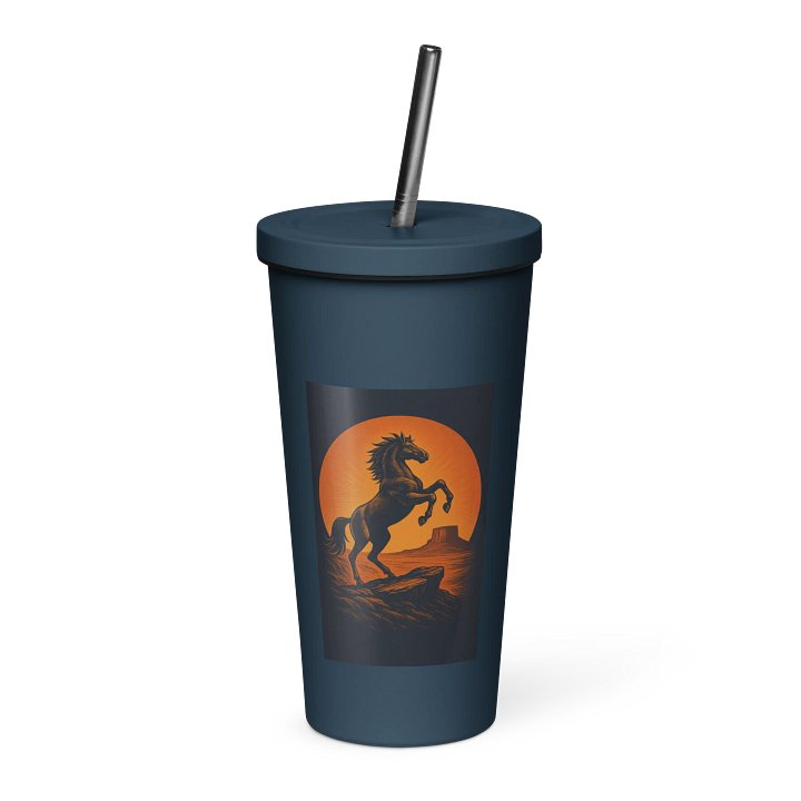 WILD HORSE IN SUNSET product image (1)