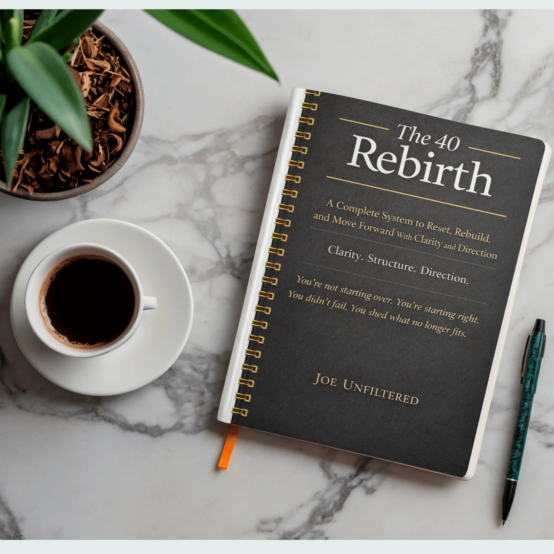 40 Rebirth Toolkit | Midlife Reset Workbook for Identity, Career (Digital PDF) product image (3)
