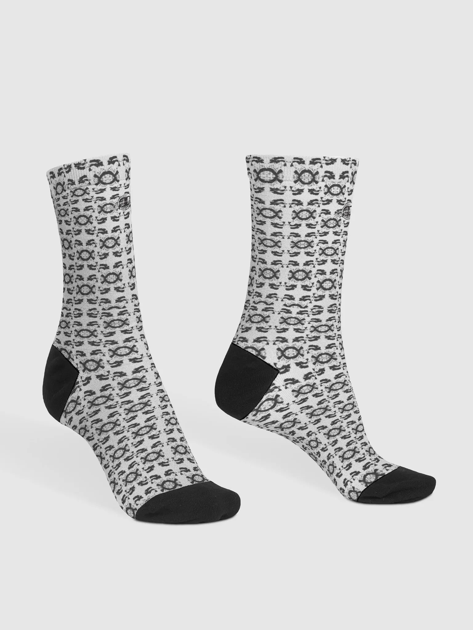 Asian-Chic Gridlock | Crew Socks product image (3)