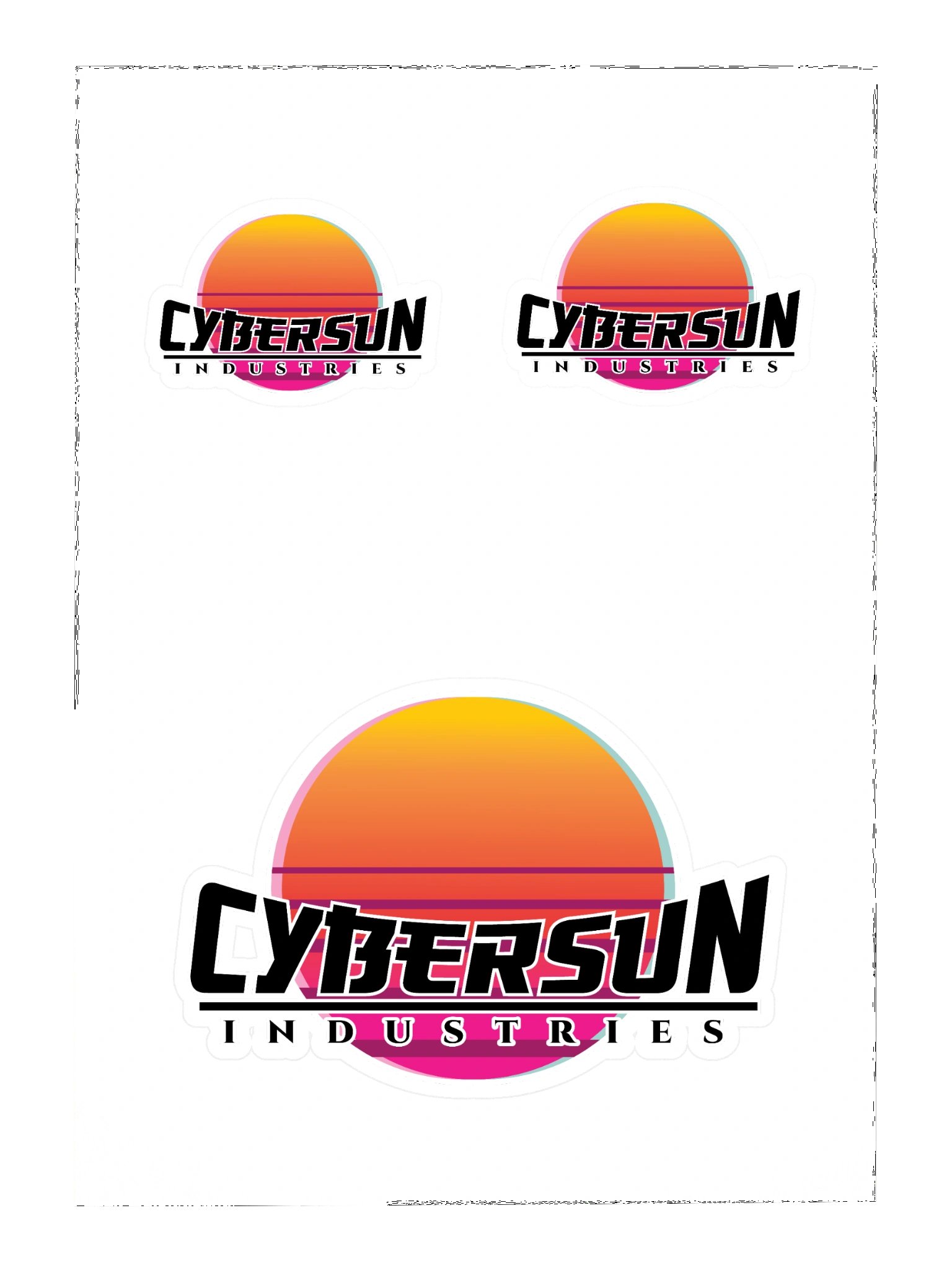 Cybersun Sticker pack product image (3)