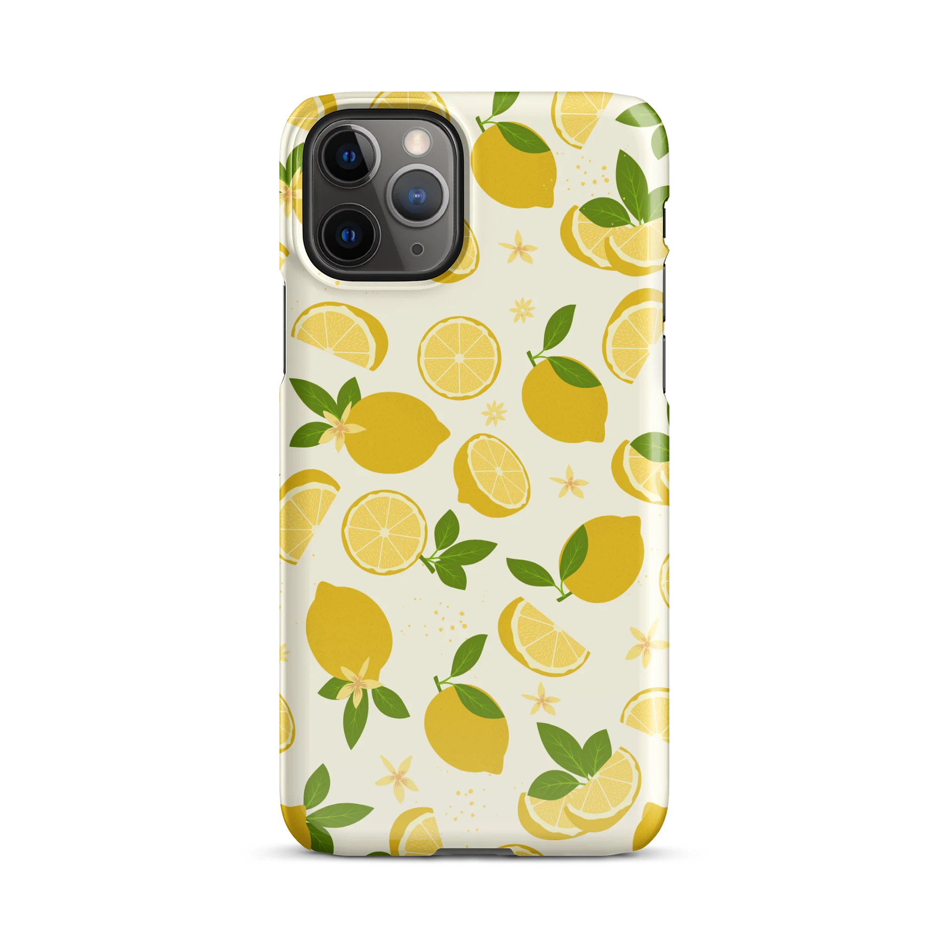 Lemon Citrus Pattern iPhone Snap Case product image (29)