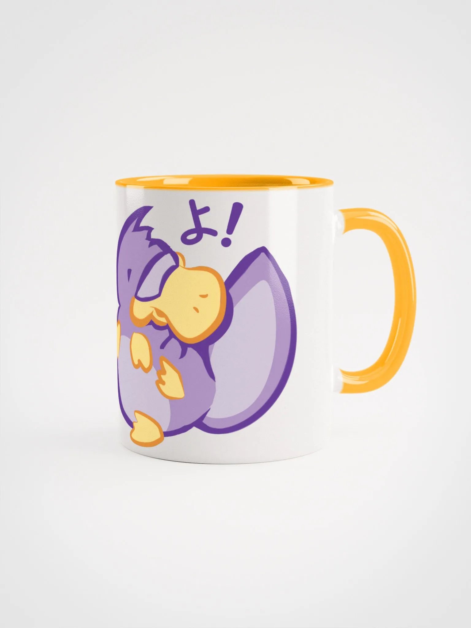 Polyglotypus and Doki Mug! - Yellow Interior product image (3)