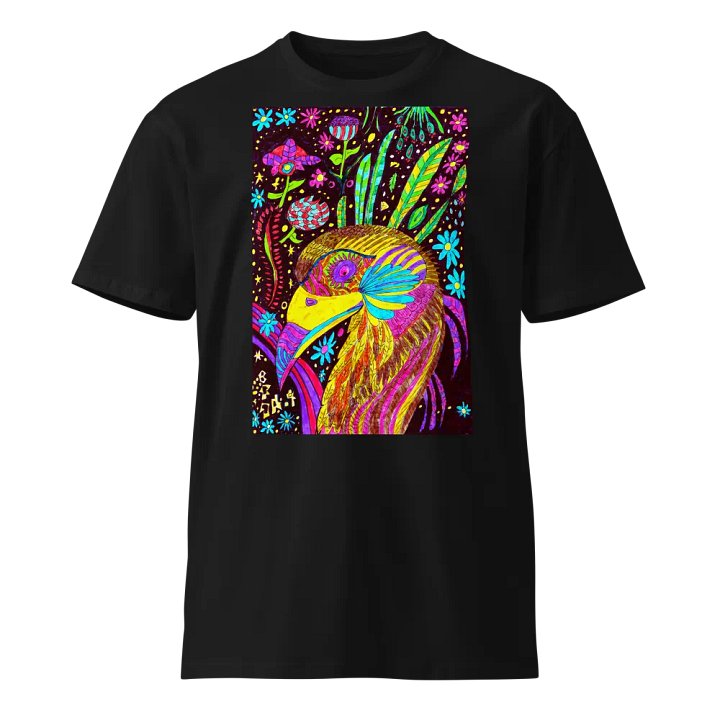Abstract Psychedelic Bird Unisex T-Shirt product image (2)