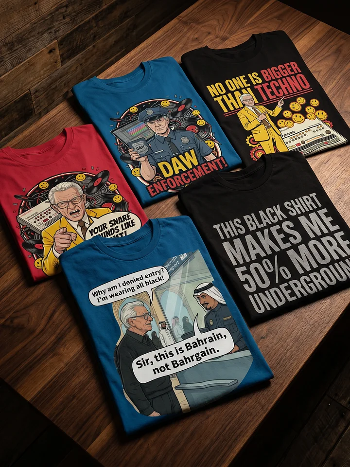 The Techno Memist 5-Shirt Power Bundle product image (1)