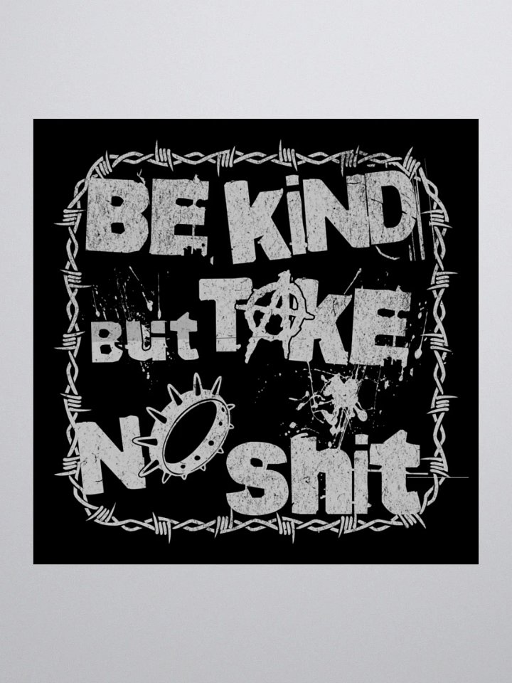 Be Kind Punk Kiss-Cut Stickers product image (1)