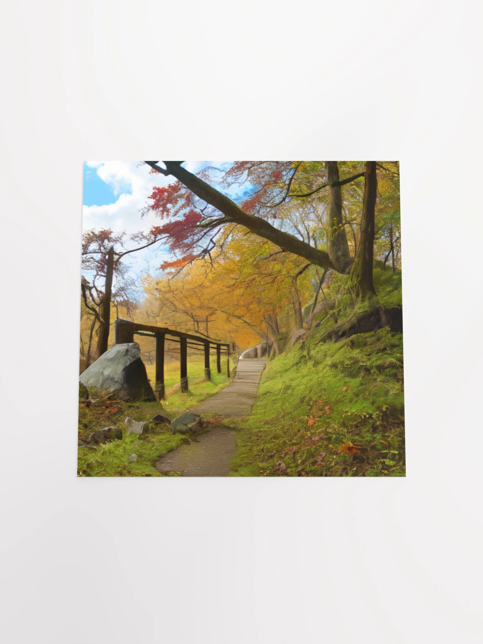 Autumn Pathway Serenity Poster product image (19)