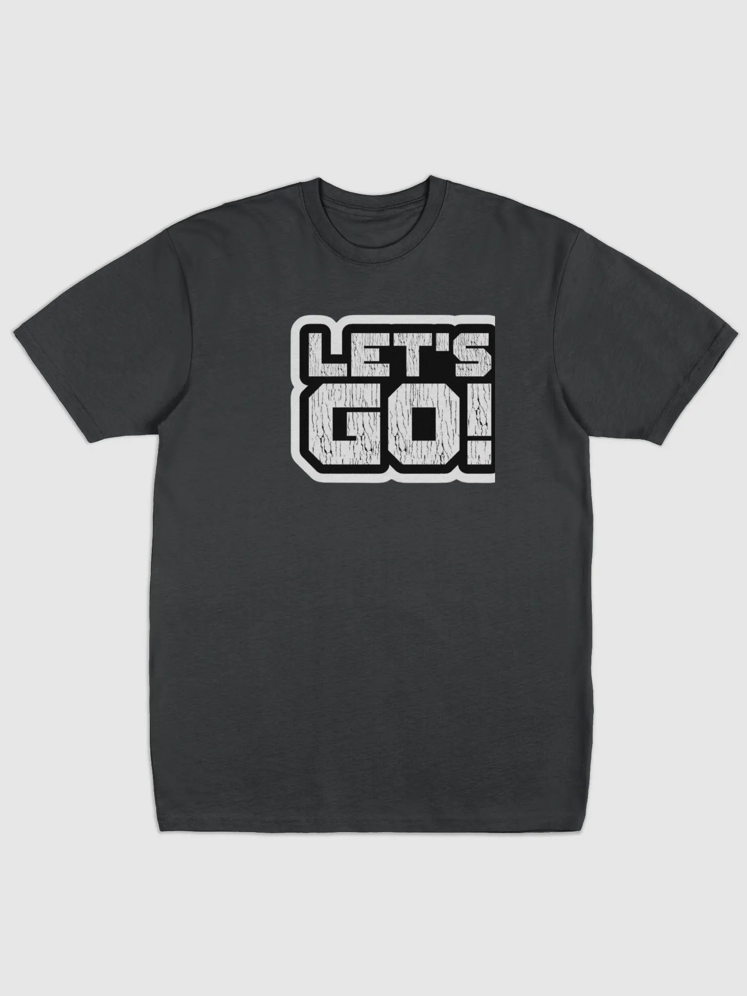 Cracked Distressed 'LET'S GO!' Tee product image (1)