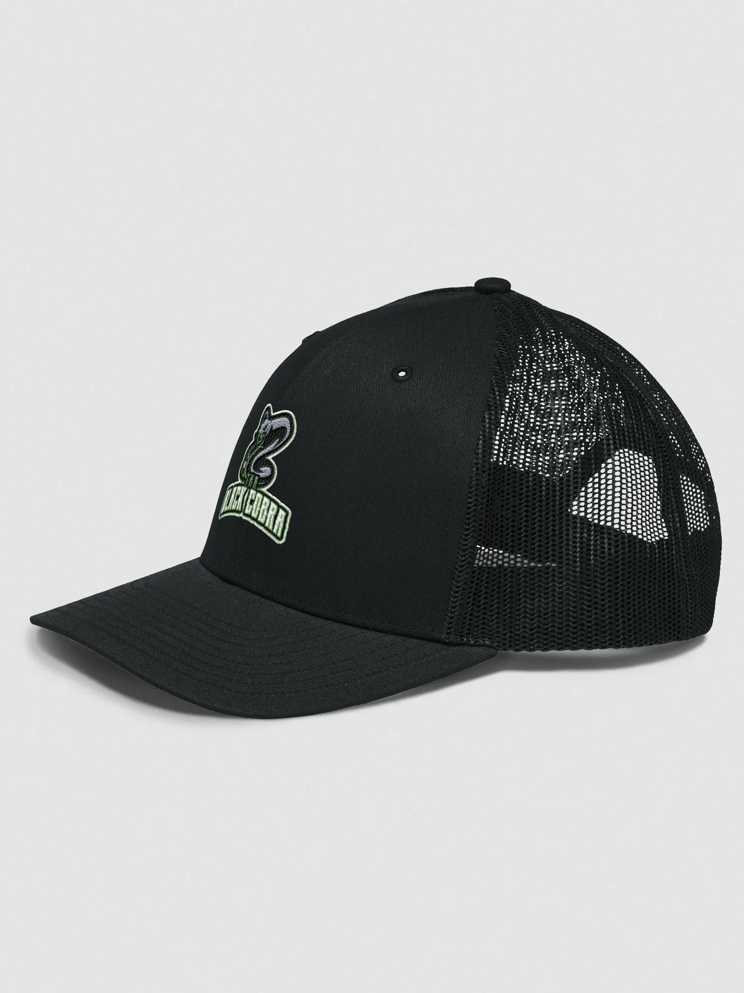 Black Cobra Logo Trucker Hat product image (2)