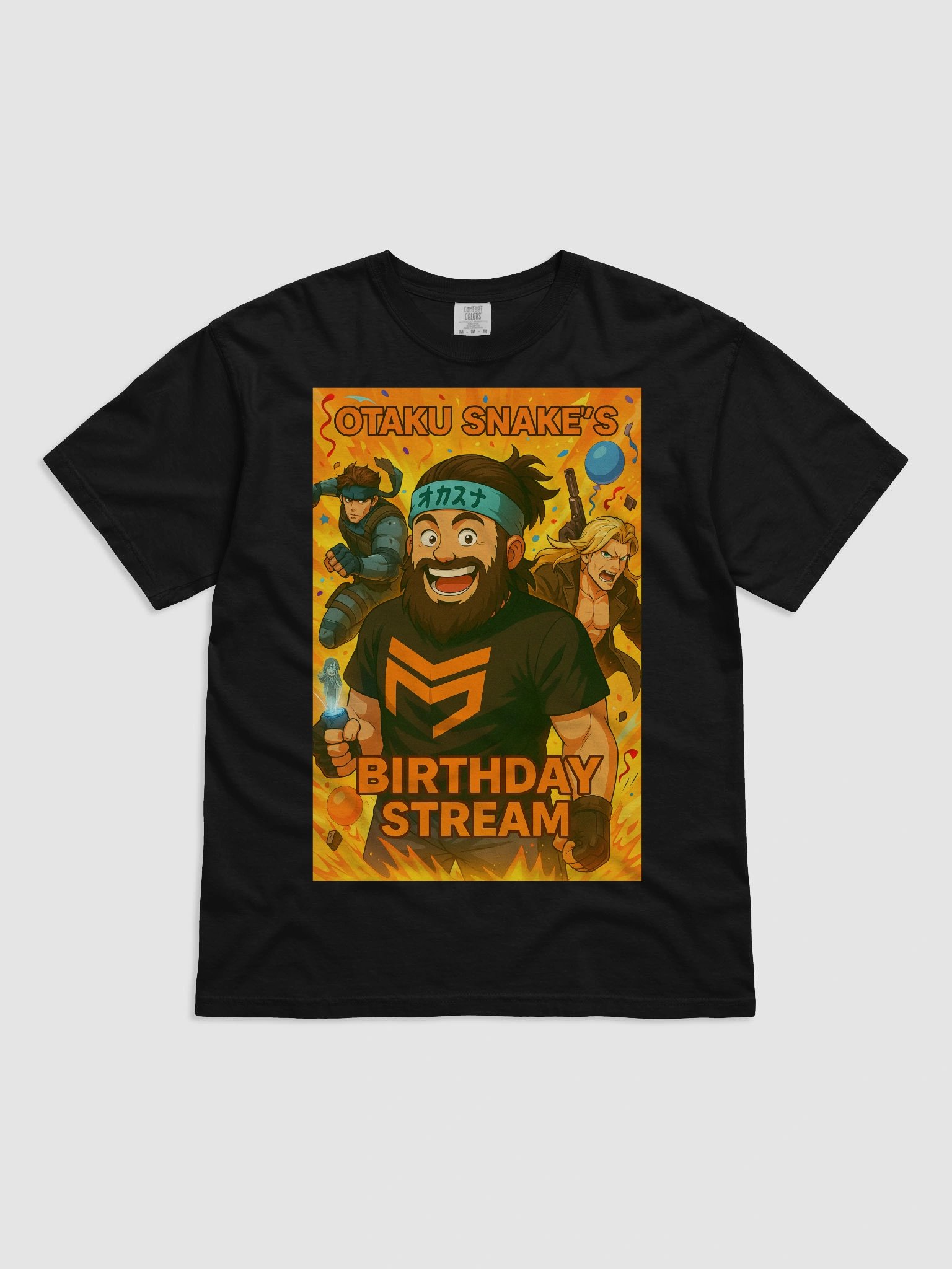 Snake's Birthday Stream Celebration Tee product image (1)