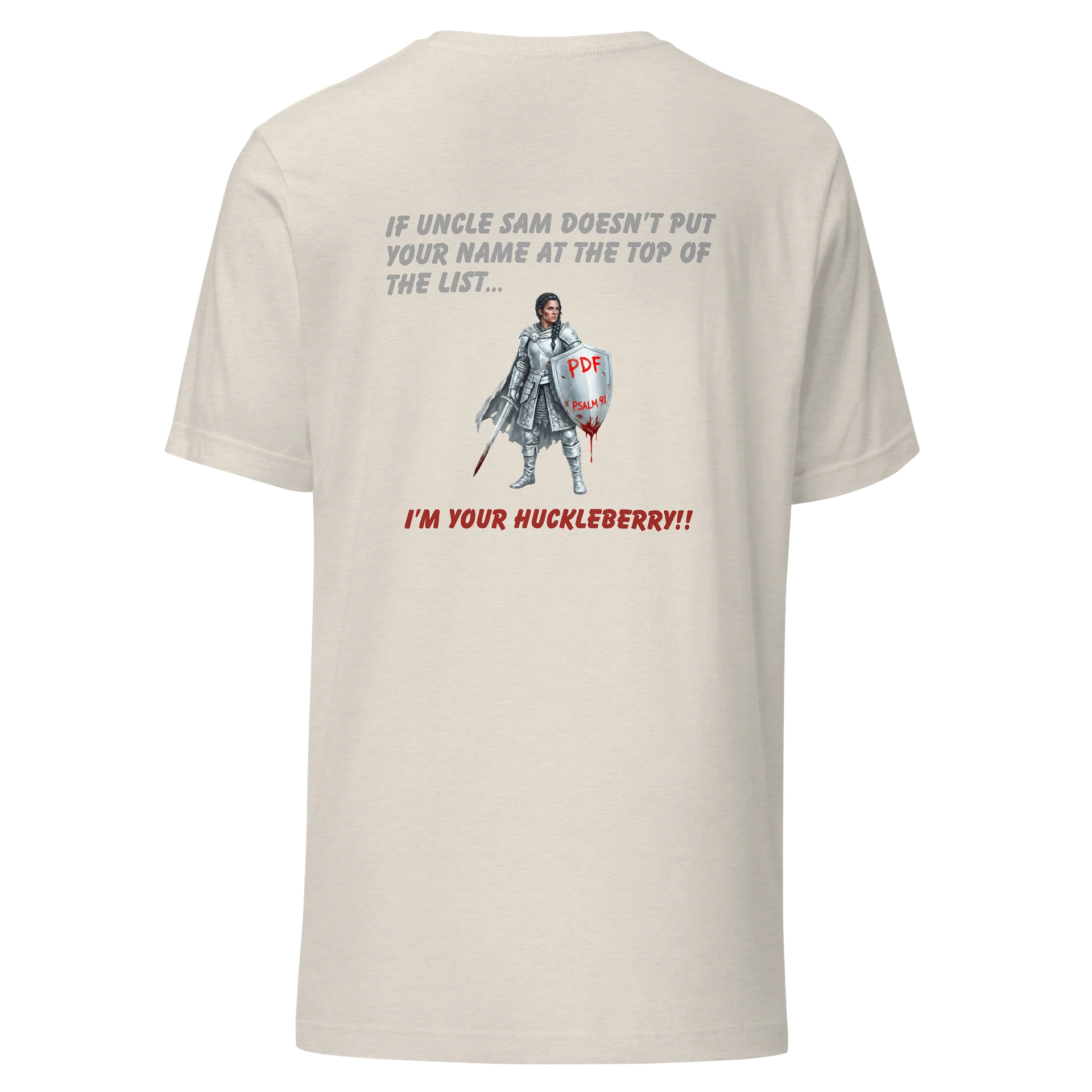 I’m Your Huckleberry! Red Grey 2X-5X product image (61)