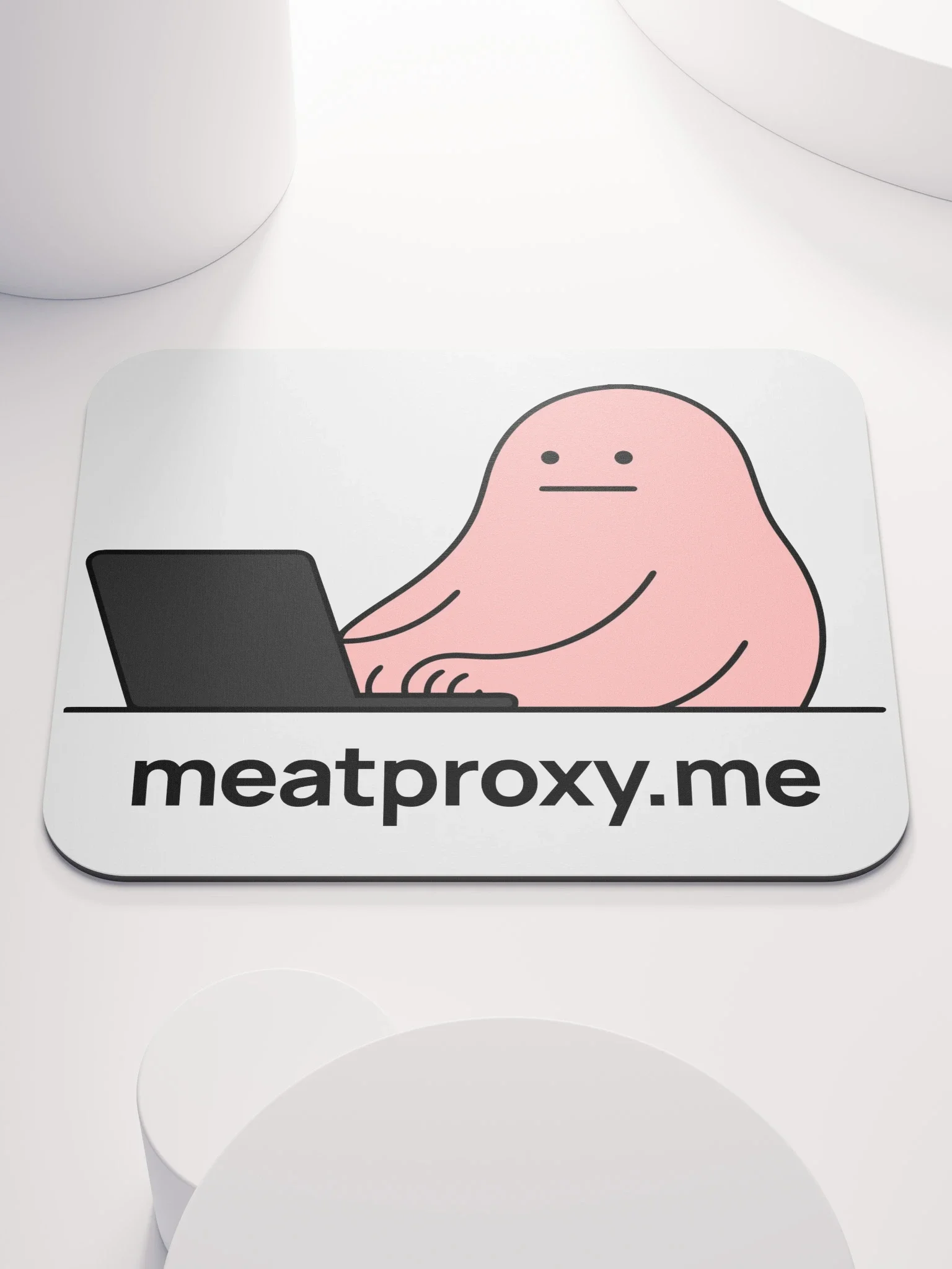 Meat Proxy at Work Mouse Pad photo 1
