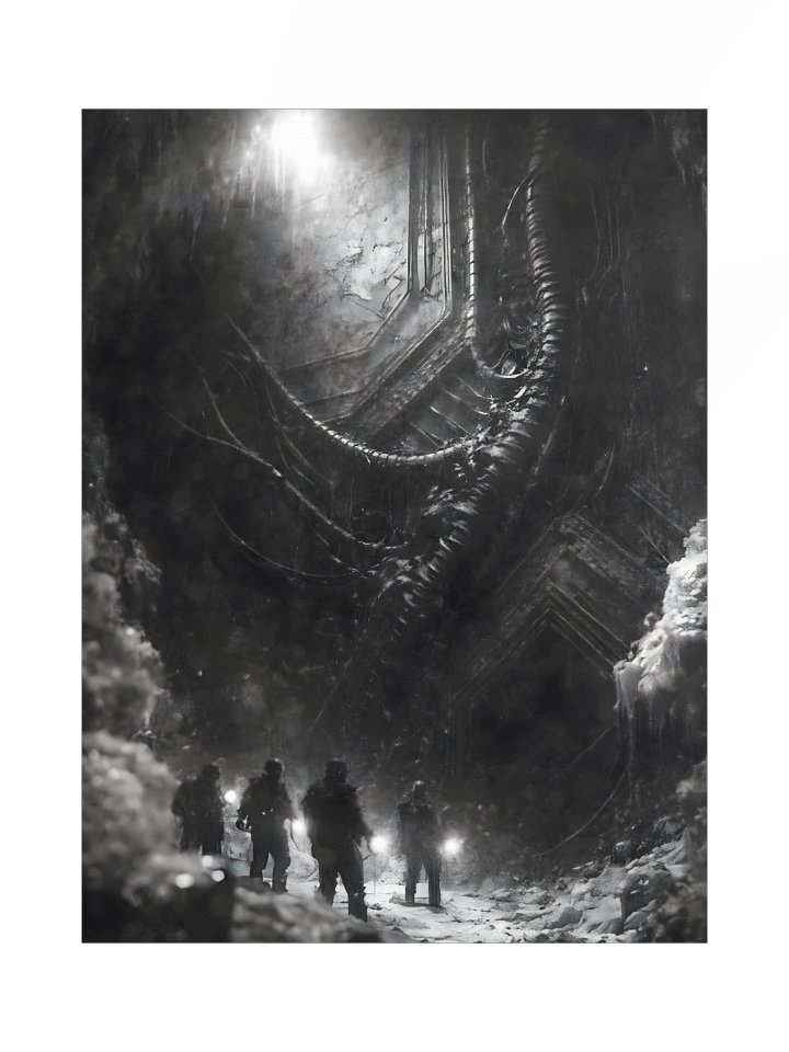 THE GATE BENEATH ICE — 18X24 MATTE POSTER product image (1)