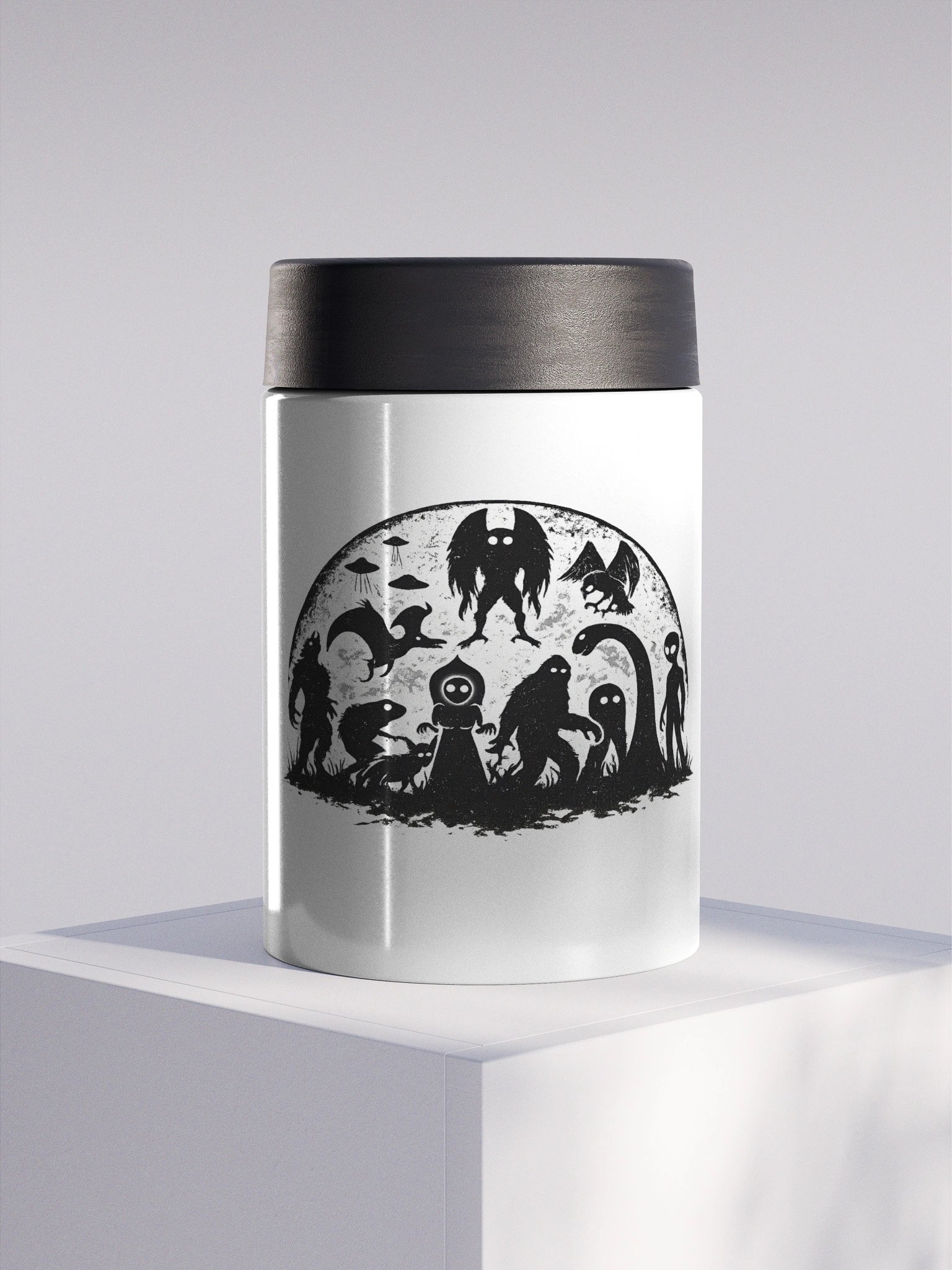 CRYPTID MOON STAINLESS STEEL KOOZIE product image (1)