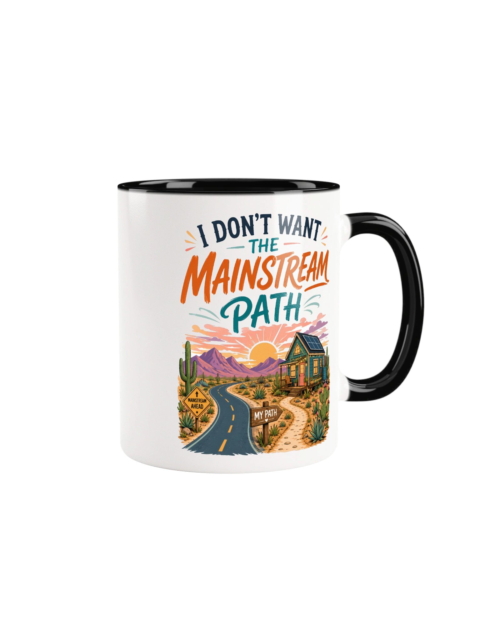 No Mainstream Path Desert Mug product image (4)