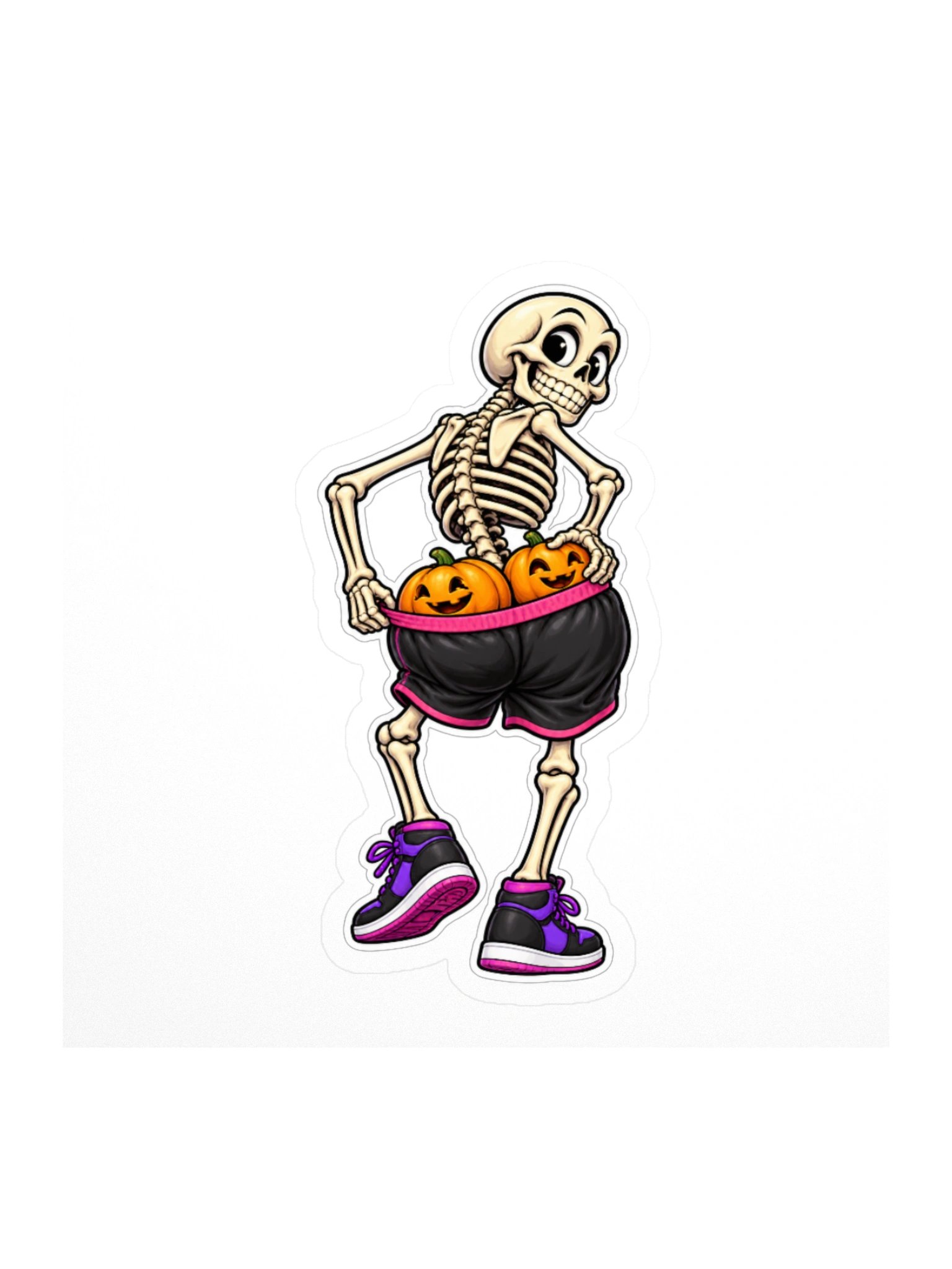 Cheeky Skeleton Sticker product image (1)