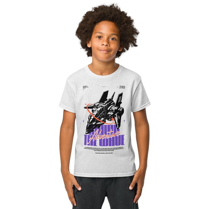 Trendy Spaceship Anime Adventure Shirt for Young Explorers product image (1)