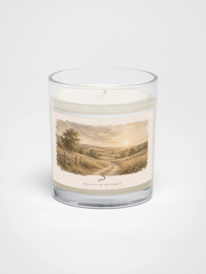 Country Road at Sunset — Unscented Soy Art Candle product image (1)