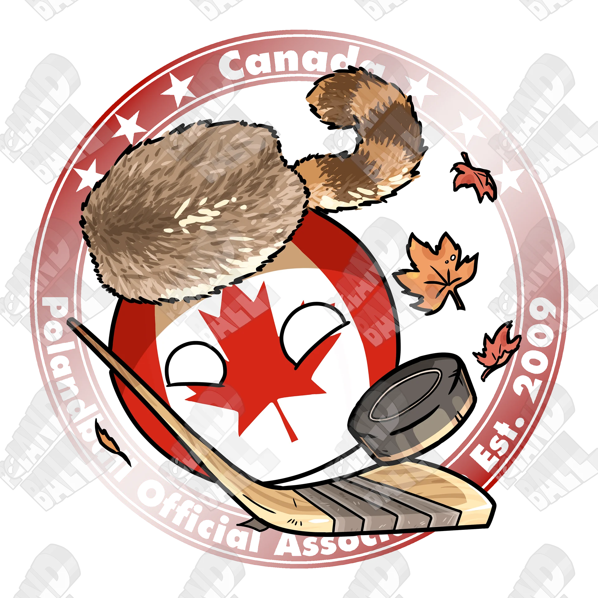 Polandball Official Association T-shirt - Canada product image (4)