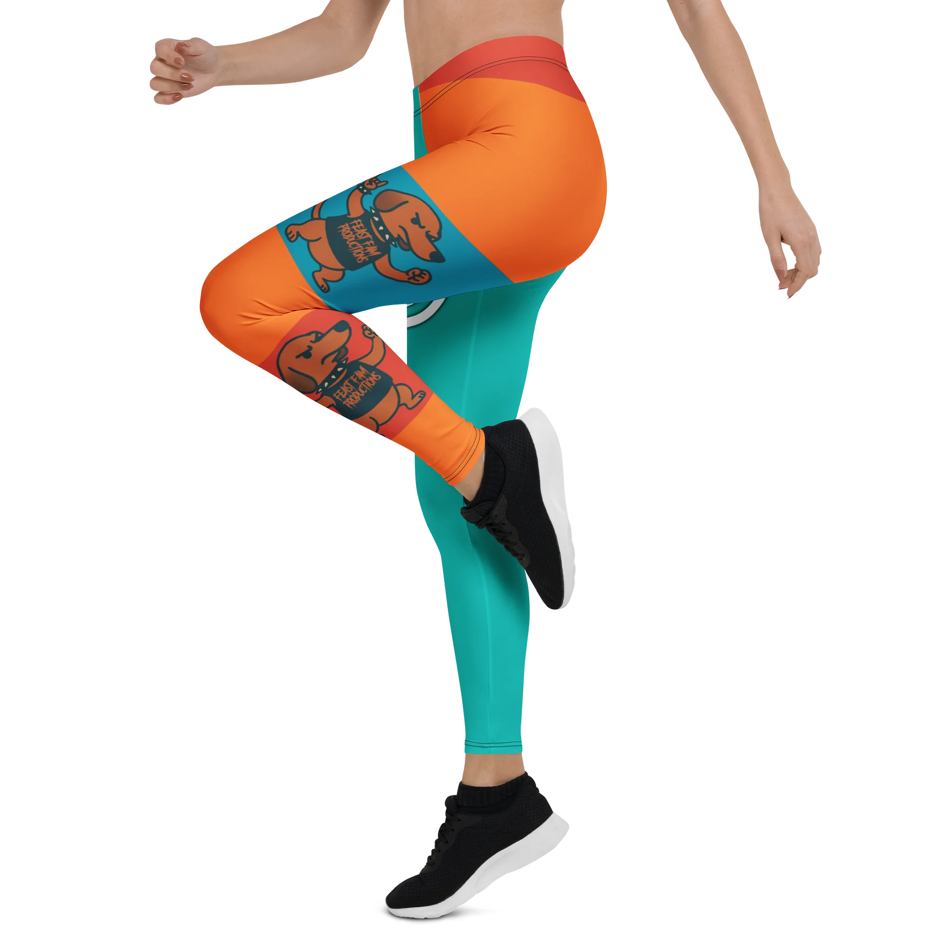 Feast Fam Productions Hockey Jersey Leggings product image (4)