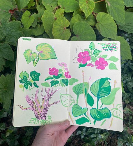 It’s been a while since I last showed some traditional sketches. Here’s some en plein air studies along with some  doodles. 
...