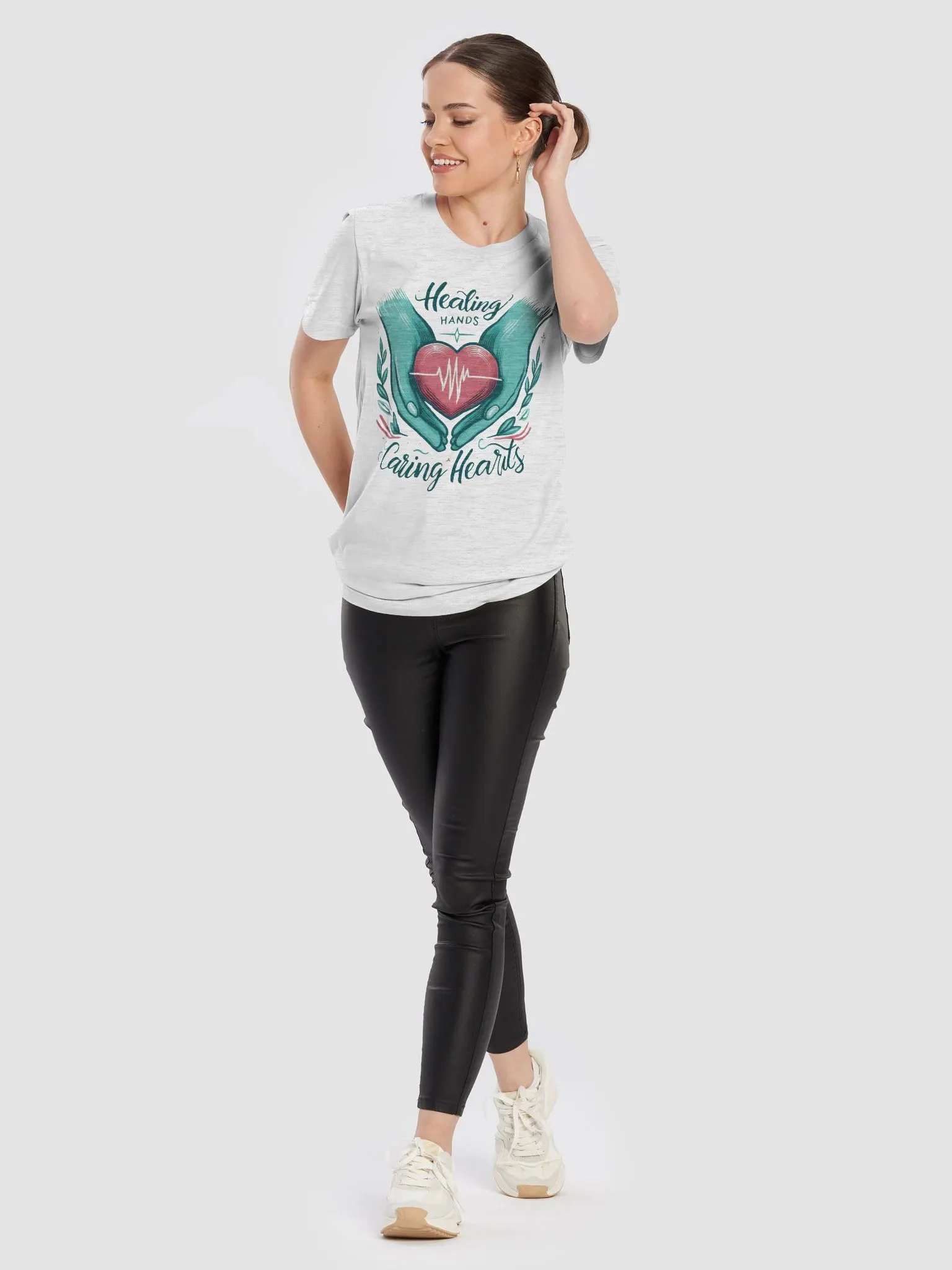 Healing Hands, Caring Hearts T-Shirt product image (110)