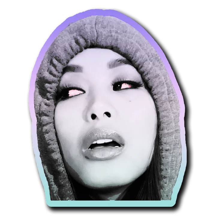 Sticker - raquel420 holographic product image (1)
