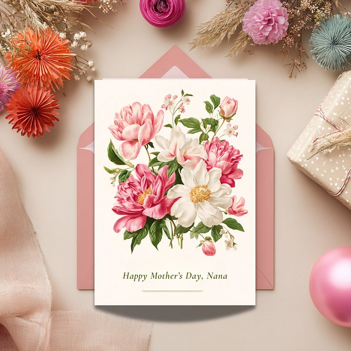Nanny Mothers Day Card Printable 5x7 product image (1)