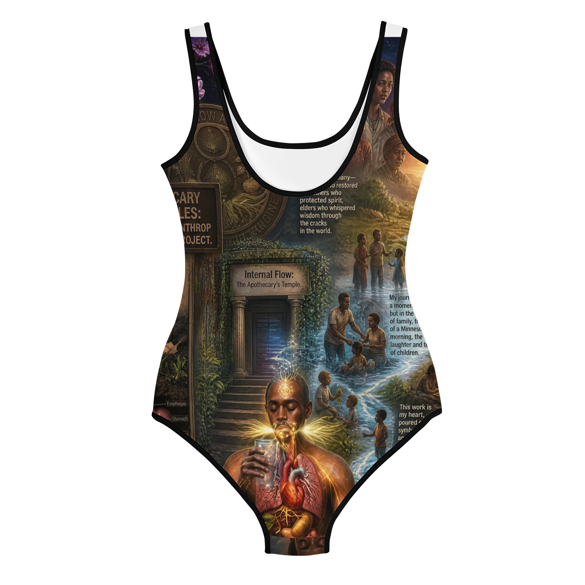 Apothecary Chronicles All-Over Print Youth Swimsuit product image (2)