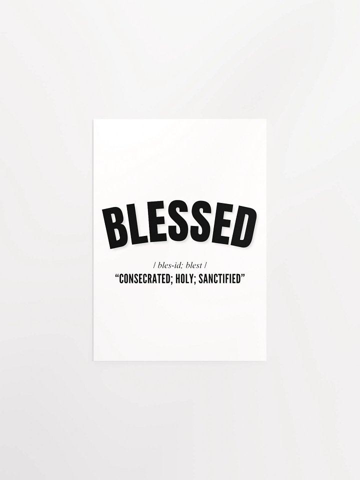 BLESSED PHONETIC POSTER product image (6)