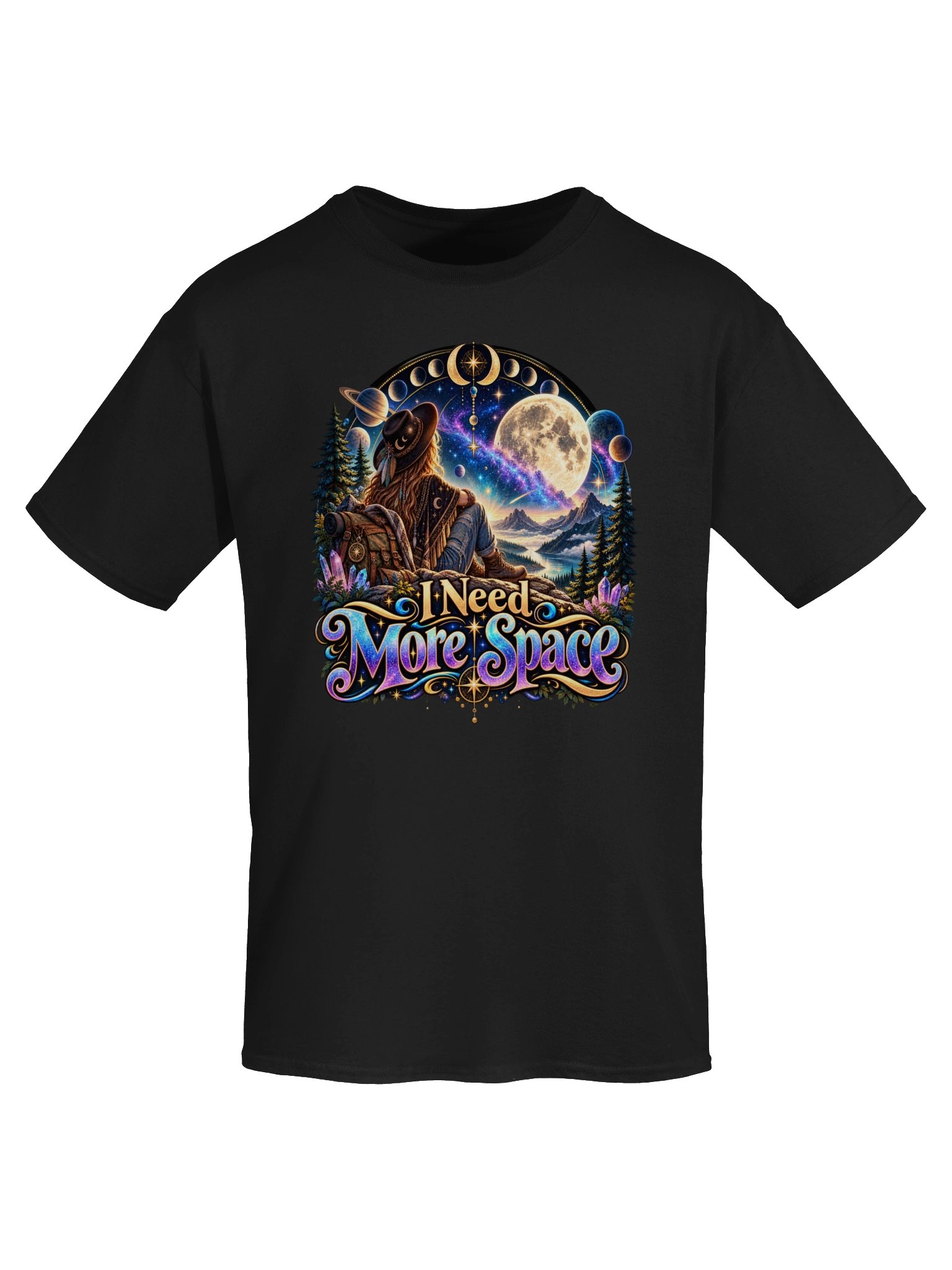 I Need More Space - Gildan Heavyweight T-Shirt - Cosmic Wanderer & Space Art product image (2)