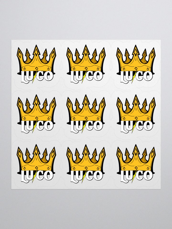 LUCO Logo Stickers (9 per sheet) product image (1)