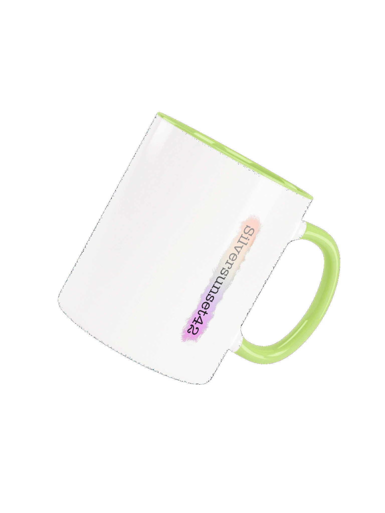 Logo mug with green inner product image (39)