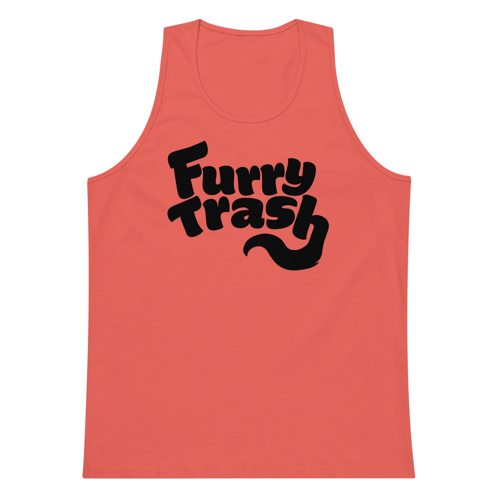 Furry Trash Tank – Bubble Logo (Black Print) product image (19)