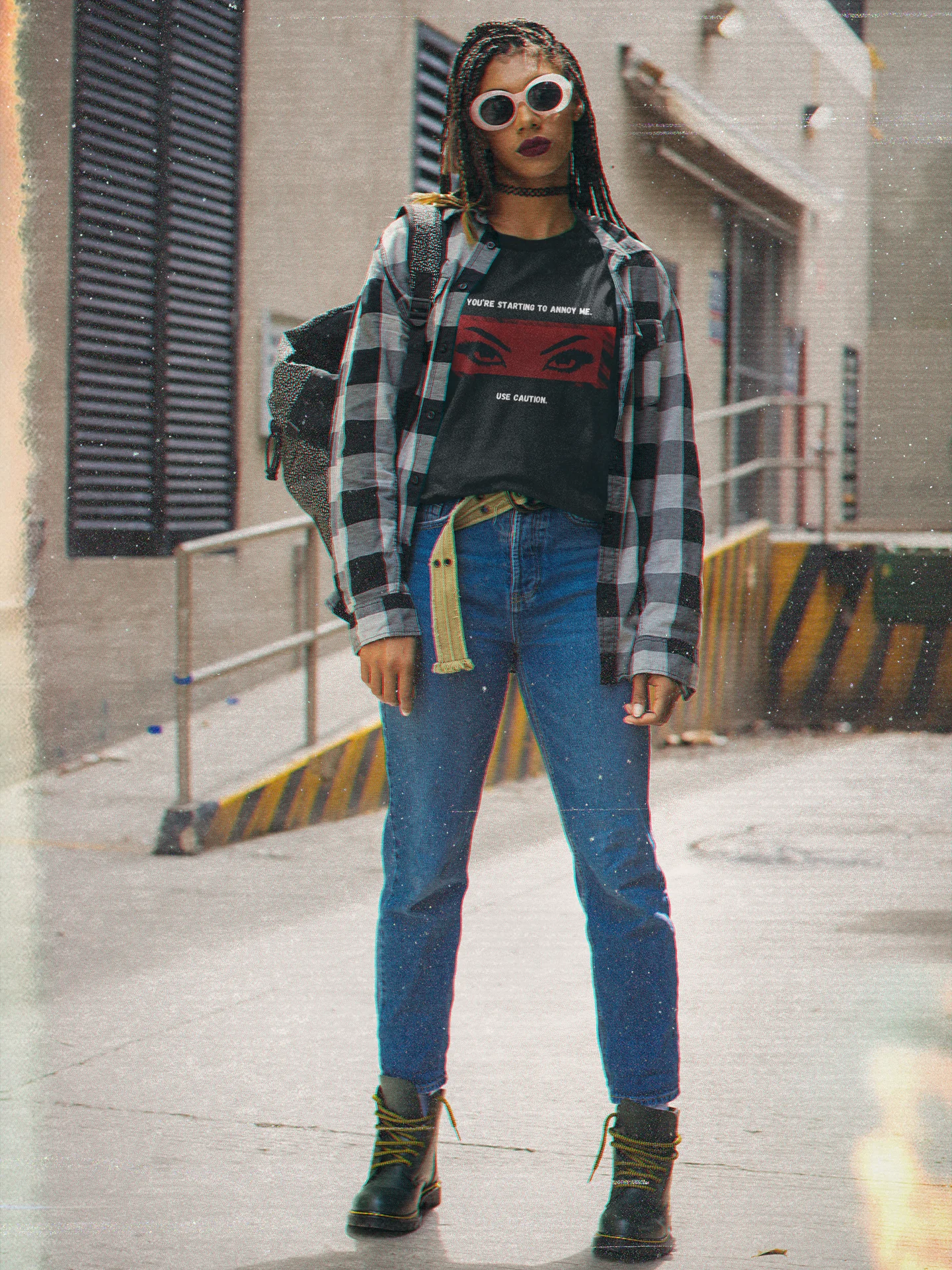"Use Caution" Dark T-shirt product image (4)