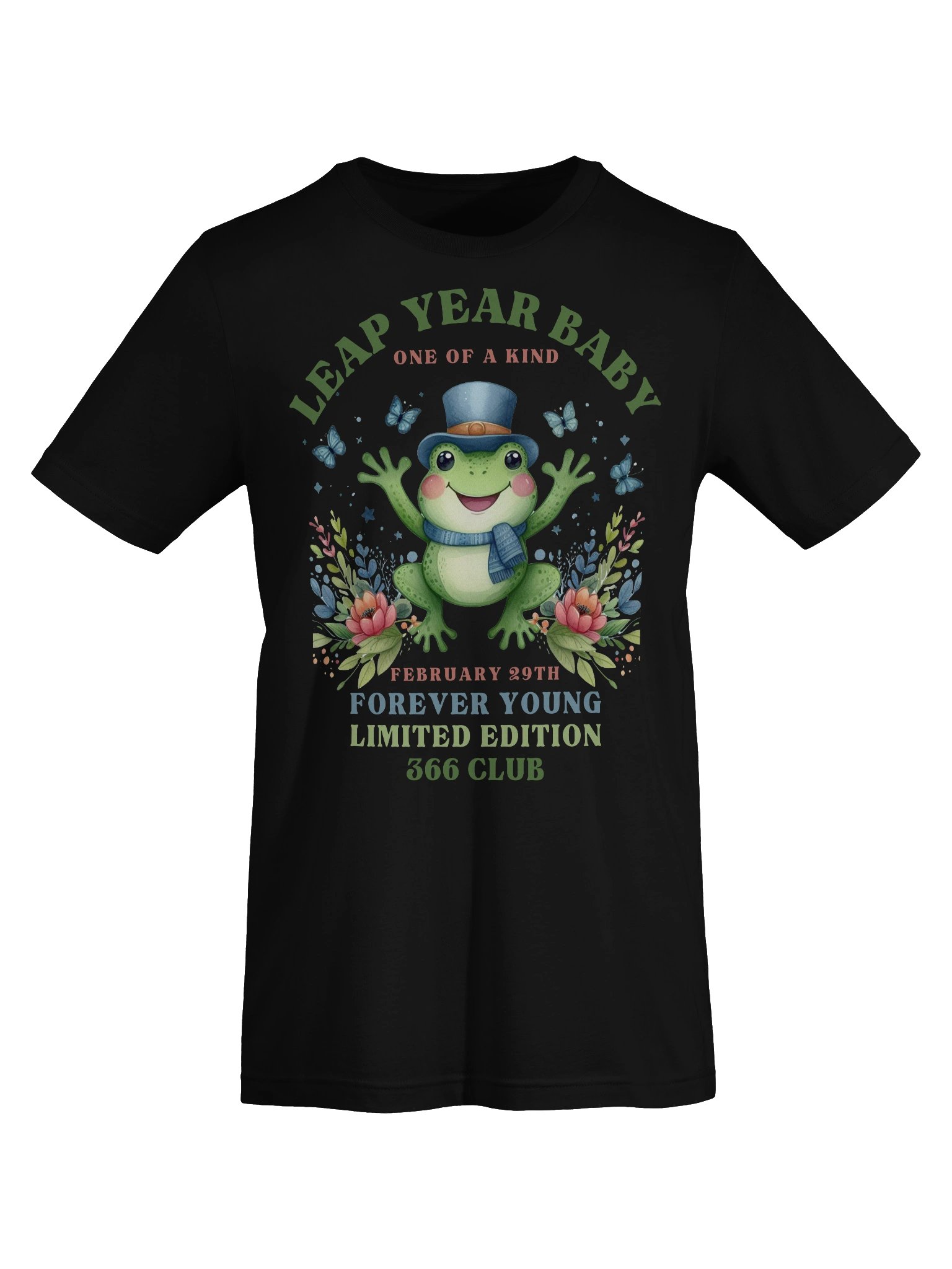 Leap Year Birthday Gift One of a Kind February 29th Forever Young Limited Edition 366 Club Short Sleeve Tee Shirt product image (5)