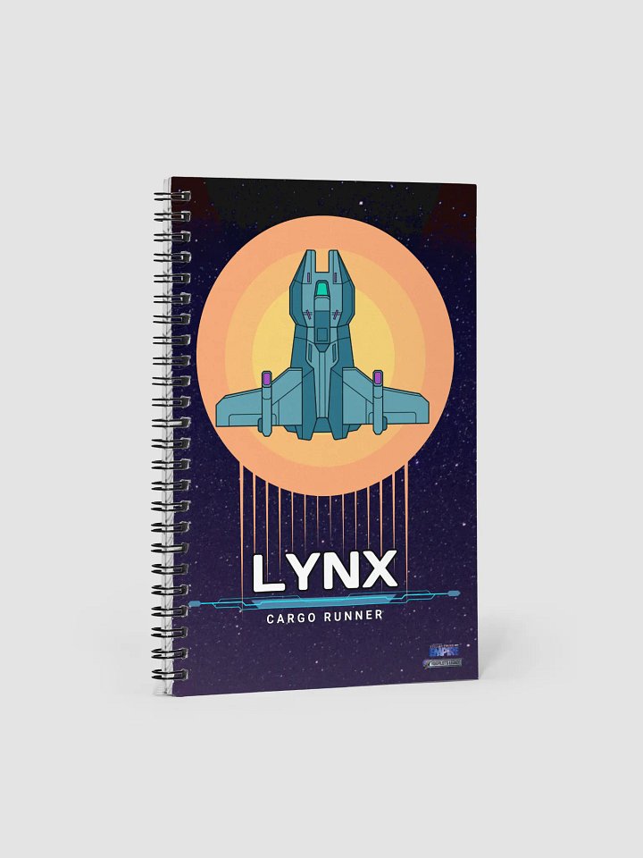 Lynx Cargo Runner Starship | Spiral Notebook product image (1)