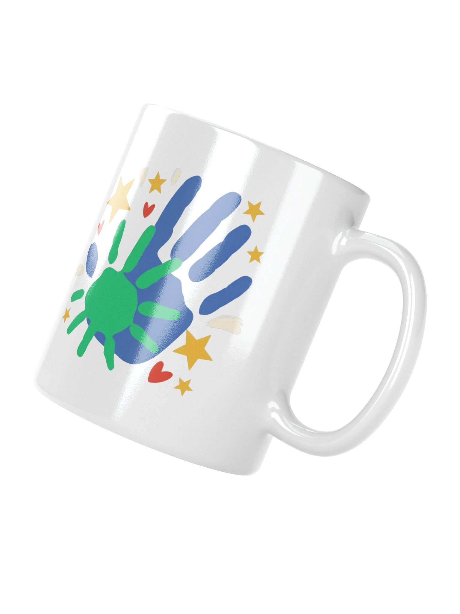 Dad and Me Heart Handprint Coffee Mug product image (10)