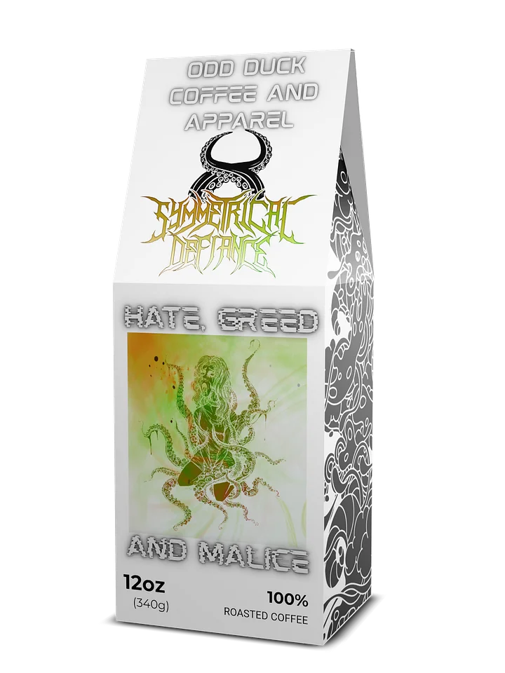 Symmetrical Defiance Hate, Greed and Malice Coffee and Tumblers product image (1)