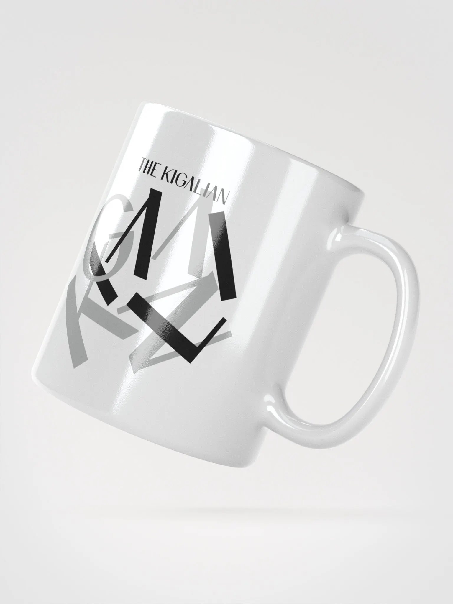 The Kigalian White Glossy Mug product image (3)