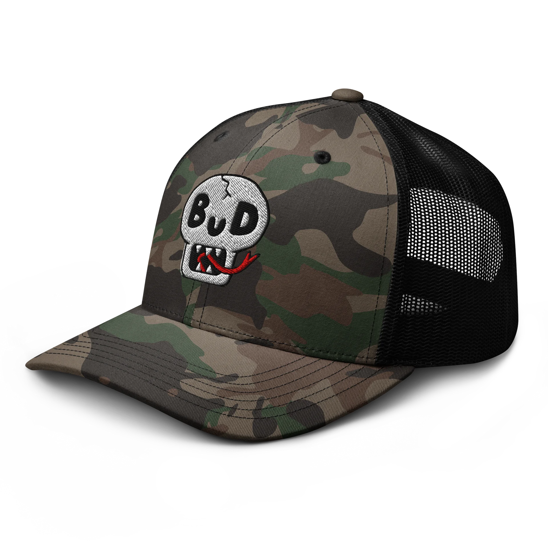Boney Bud Camo Trucker Hat product image (5)