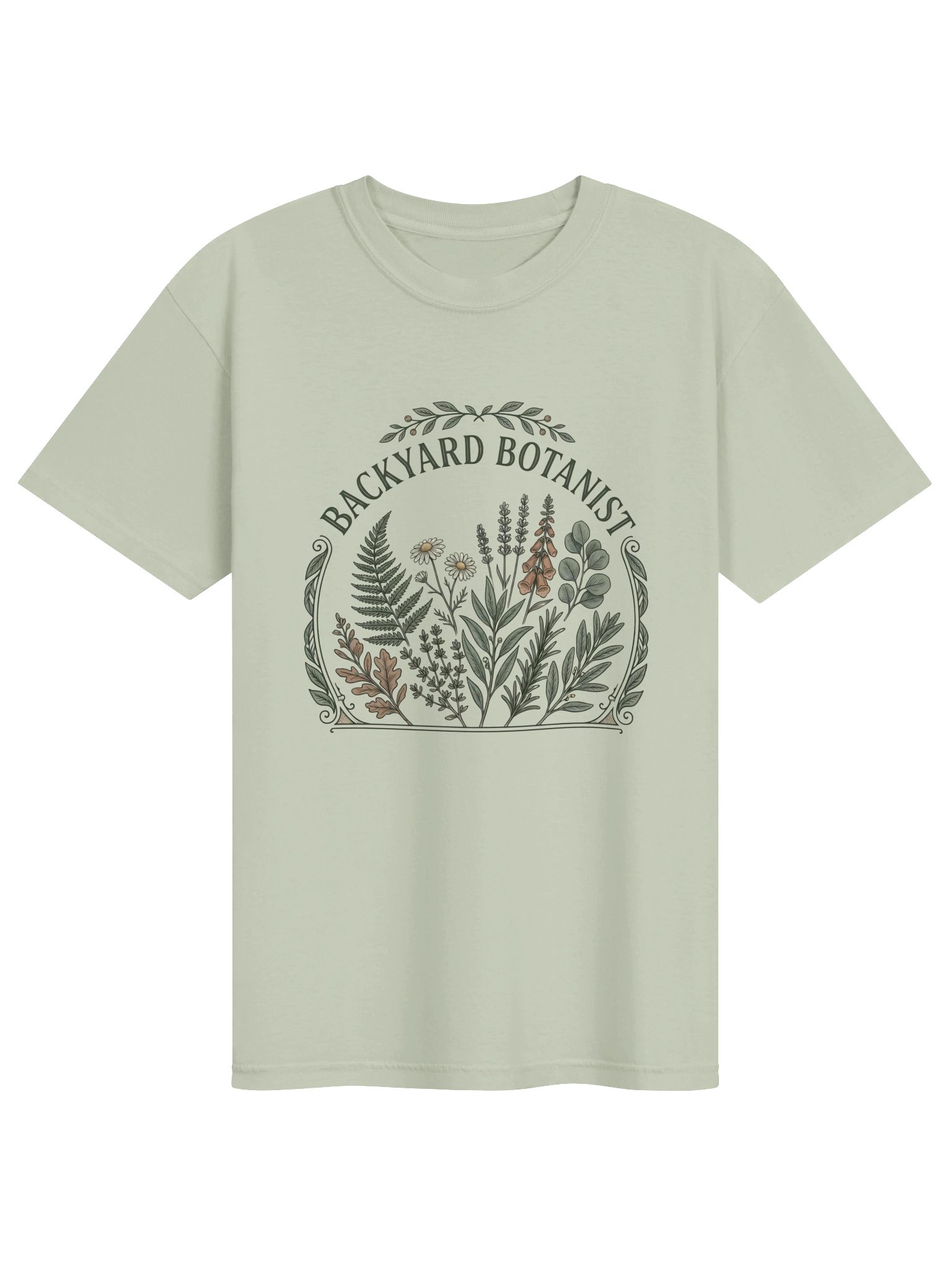 Backyard Botanist T-Shirt – Botanical Nature Graphic Tee product image (1)