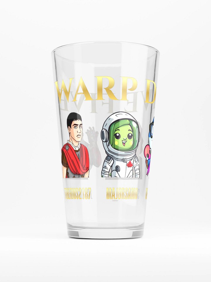 Warp Drive Five v3 Shaker Pint Glass product image (2)