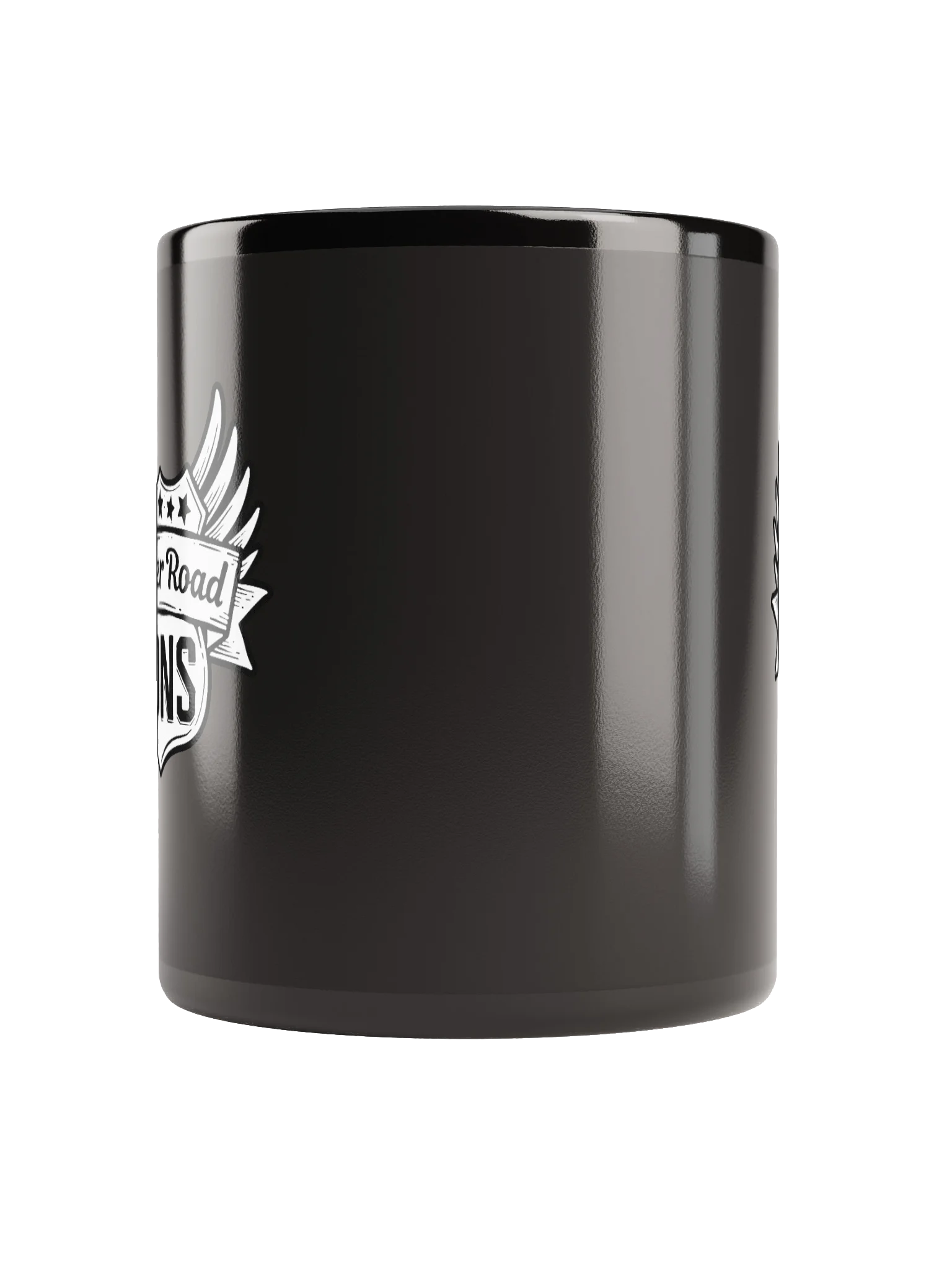 Logo Mug- Black w/ White product image (3)