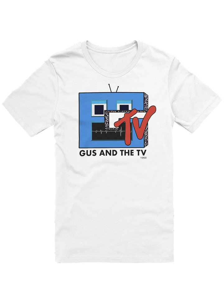 Gus and the TV - White Shirt product image (1)