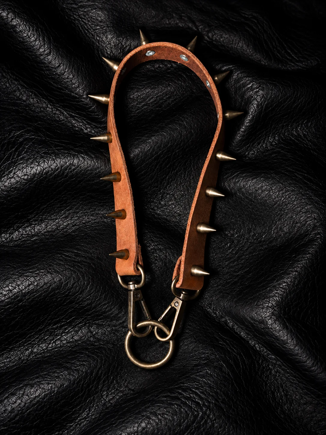 The Outlaw Spiked Convertible Collar/Leash — view 1