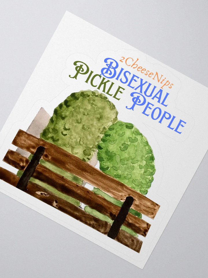 Bisexual Pickle People Sticker product image (4)