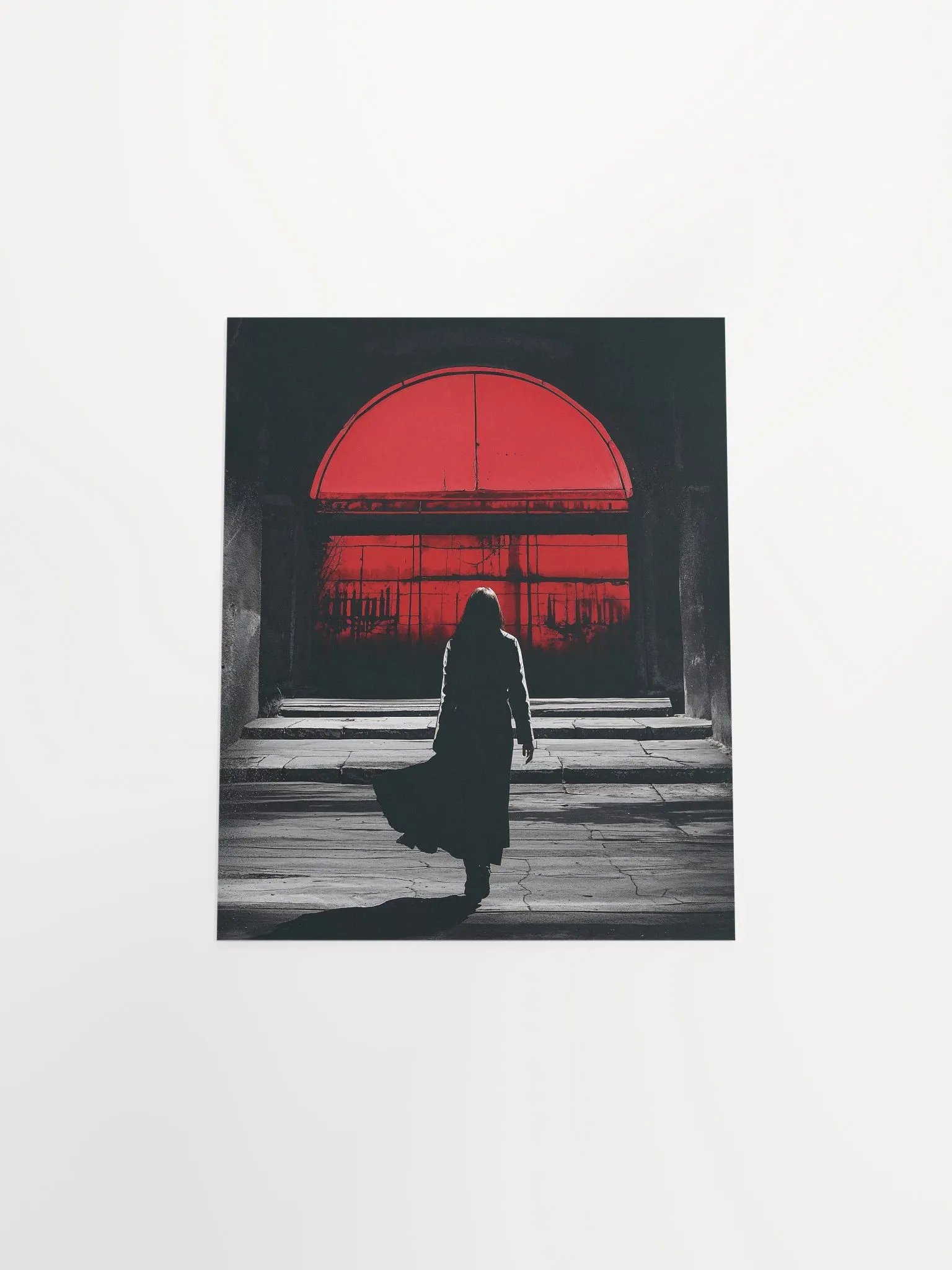 Crimson Silhouette Poster product image (27)