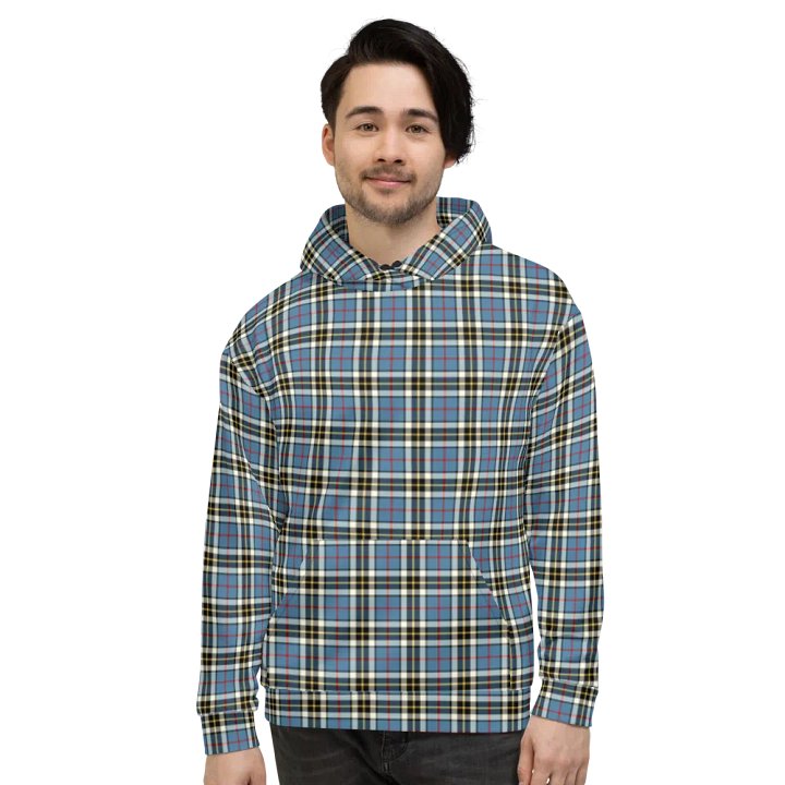 Thompson Blue Tartan Hoodie product image (2)