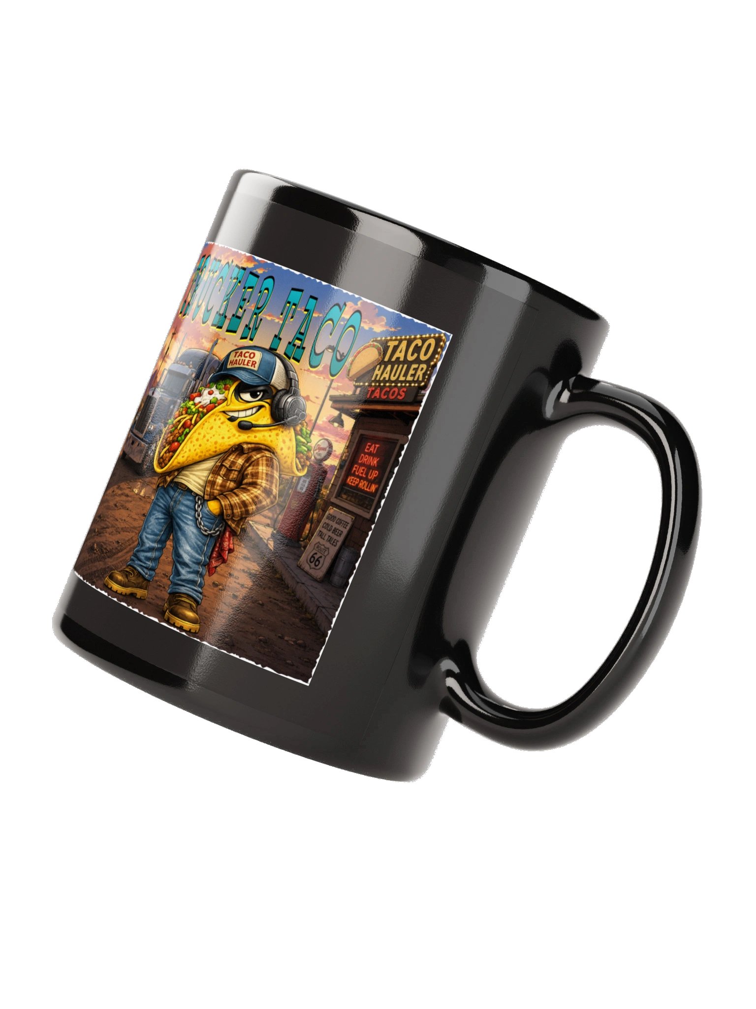 Trucker Taco Glossy Mug product image (7)